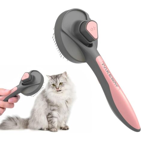Self-cleaning cat brush for removing short to long undercoat - Suitable for short and long hair (1/5)
