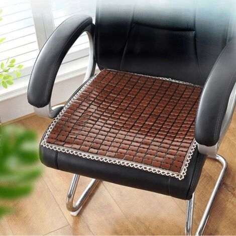 Natural bamboo mahjong seat cover, one to three purposes, can be used as a cushion pad, seat cushion, cool seat cushion for car office computer chairs (1/5)