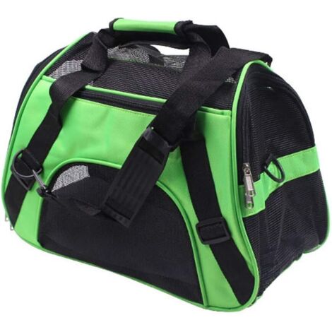 Portable Pet Carrier, Dog Puppy Handbag, Airline Approved Pet Carrier for Cats and Small Dogs Green Green M (1/3)