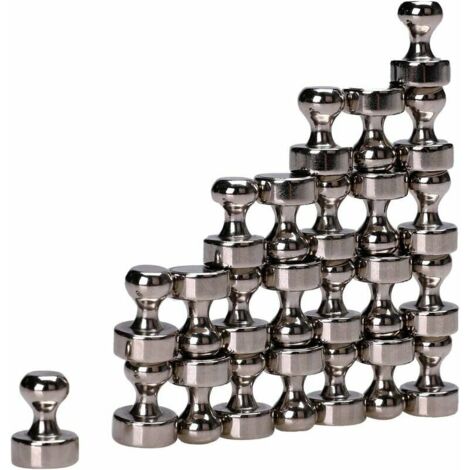Powerful Magnet, 24 Pieces Ultra Strong Neodymium Magnets for Fridge, Powerful Small Magnets for Refrigerator, Magnetic Plate, Door, Blackboard, Map - with Storage Box (1/5)