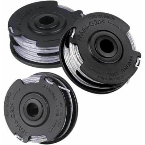 Set of 3 spools for Bosch Art 24 27 30 30-36 Li 18 M 1.65 mm brush cutter (1/5)