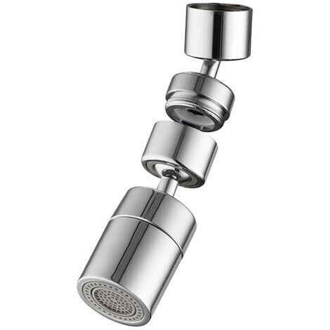 Universal Splash Filter Faucet, 720° Swivel, Wide Angle Aerator, Dual Function, Swivel Aerator, Kitchen Bathroom Sprayer Faucet (1/5)
