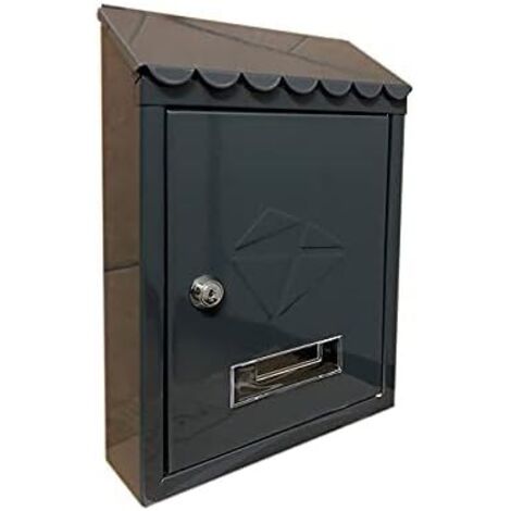 Mailbox Model IRON, Color Black, Black, Dimensions: 300 x 210 x 70 mm (1/5)