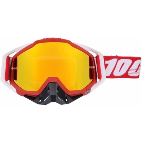 Motocross Goggles Motorcycle Touring Glasses Goggle Anti-dust Anti-fog Windproof for Skiing Cycling Outdoor Activities, B (1/5)