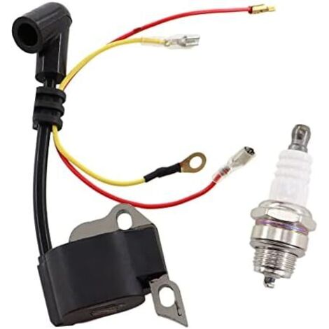 Ignition Coil with Spark Plug for STIHL Chainsaw 017 018 MS170 MS180 MS 170 180 Replacement 1130 400 1302 (1/5)