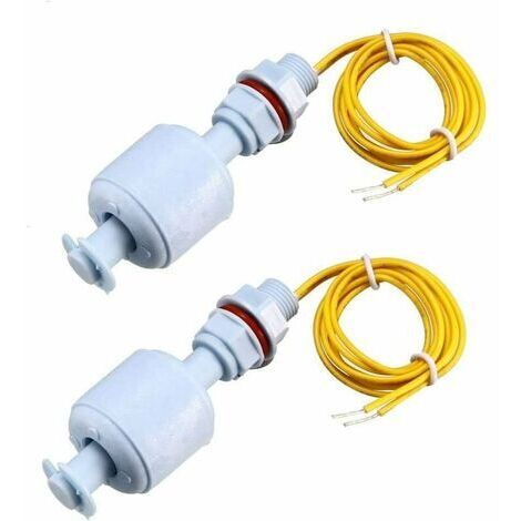 2pcs PP Float Switch for Water Pump M10 Tank Liquid Water Level Sensor,with Cable (1/5)