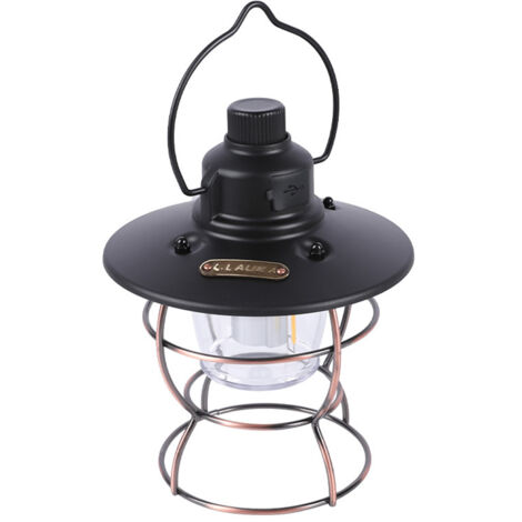 LED Camping Lantern, Rechargeable Camping , Portable Outdoor Hanging Tent Light for Campingblack (1/5)