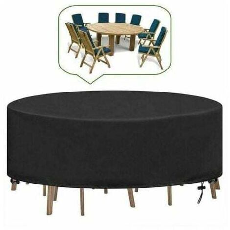 Garden Table Cover, 230x110cm, Garden Furniture Cover 210D Polyester Waterproof Tarpaulin Garden Furniture Protection Dustproof Furniture Cover for Garden Tables, Chair, Sofa (1/5)