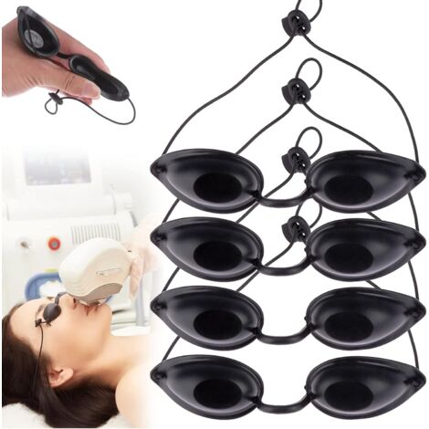 4 Piece Goggles Tanning Goggles Safety Goggles UV Protection Goggles For Cosmetic Laser Treatment, IPL Hair Removal, UV Protection (1/5)