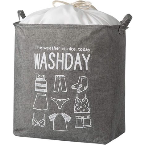 Large Laundry Hamper, 75L Collapsible Laundry Hamper, Drawstring Laundry Hamper, Dirty Laundry Bag Travel Dirty Clothes Home On The Go and Laundry Bin-Brown (1/5)