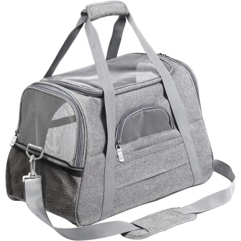 Foldable Dog Carrier, Cat Carrier, Portable Carrier Bag, Dog Carrier, Airline System Approved, Convenient Carry Bag (1/3)