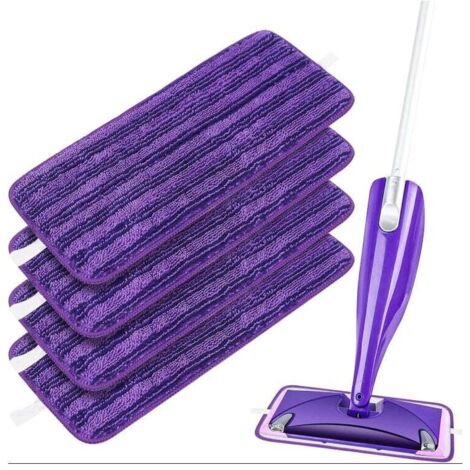 Reusable and washable replacement microfiber pads for Swiffer WetJet spray mops (1/5)