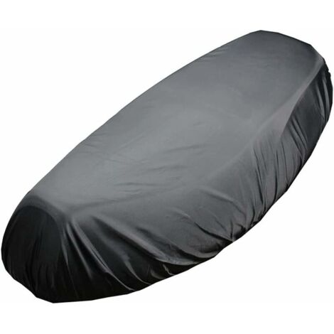 Motorcycle Seat Covers, Universal Motorcycle Seat Covers Waterproof Oxford Cloth Outdoor Sunscreen Motorbike Seat Cover Elastic Seat Protector, Black XXL