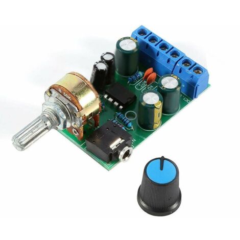 DC1.8-12V TDA2822M Low Voltage Stereo Audio Amplifier Module 2 Channel AUX 3.5mm Sound Amplifier Board (1/5)