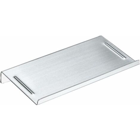 Wall Mounted Stainless Steel Bathroom Phone Holder Phone Shelf Anti-Slip Style and Chrome Polished (Brushed Silver) (1/5)