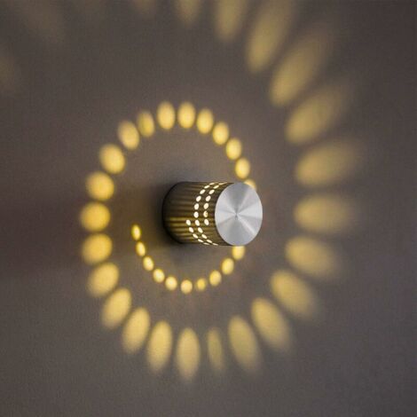 Interior wall light 3W LED wall lamp Modern aluminum creative lamp, interior lights, led lamp wall decoration (Warm white) (1/5)