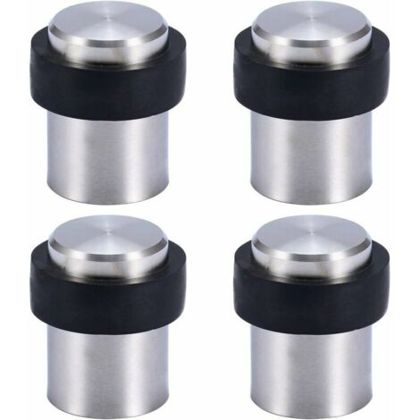 Floor Door Stops 1.8 Stainless Steel Doorstop Door Stops, (4 Pack) (1/5)