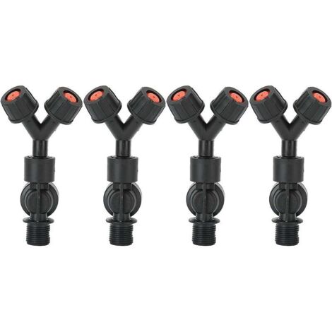 Atomizing Nozzle Spray Head Double Nozzle Anti-drip Sprayer Nozzle Accessory For Agricultural Electric Knapsack Sprayer4pcs G3/8 Dn10 (1/5)
