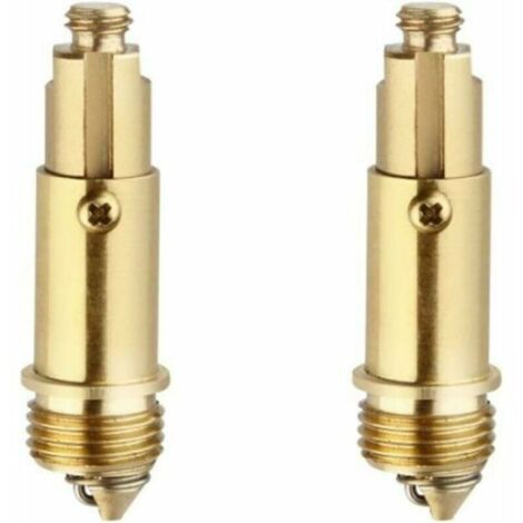 Replacement Drain Bolts ,Bounce Core Drain Easy Spring Mechanism Basin Stopper Spare Part Bathroom Clack Pop Up Stopper for Most Bathtub Sink Stoppers,2 Pieces (1/5)