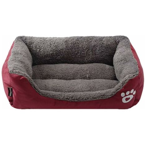 Dog bed, used for dogs, cats, small animals, candy color, washable, soft, warm, fabric S (1/5)