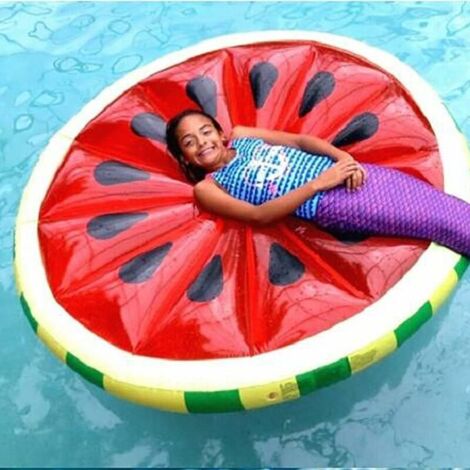 Inflatable Floating Bed for The Big Floating Lemon Round Superb Fruit Row Floating Island (1/5)