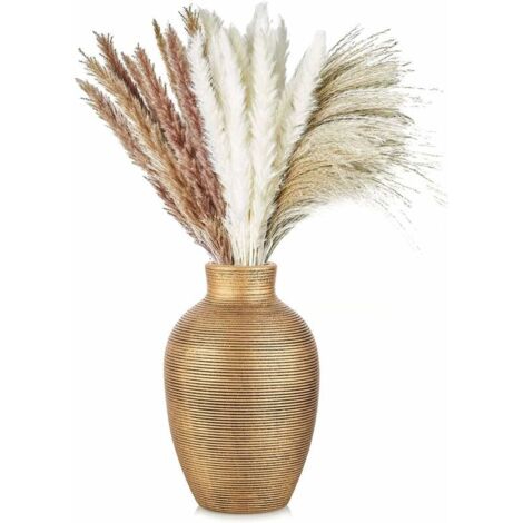 Gold Ceramic Vases for Flowers Small Decorative Vases for Living Room Handmade Vases for Flower Decoration Modern Table Centerpiece Vases (1/5)