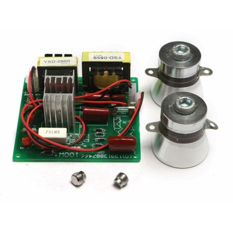 2PCS 50W 40K Transducer + AC 220V Ultrasonic Ultrasonic Driver Board Module (1/4)