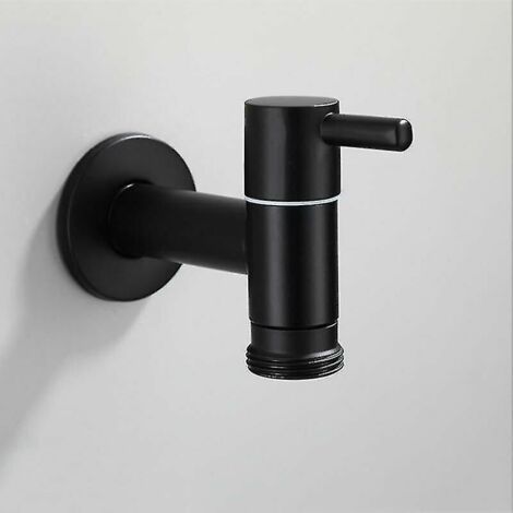 Brass - Outdoor Garden Faucet Water Tap Bibcock1pcs-black-304