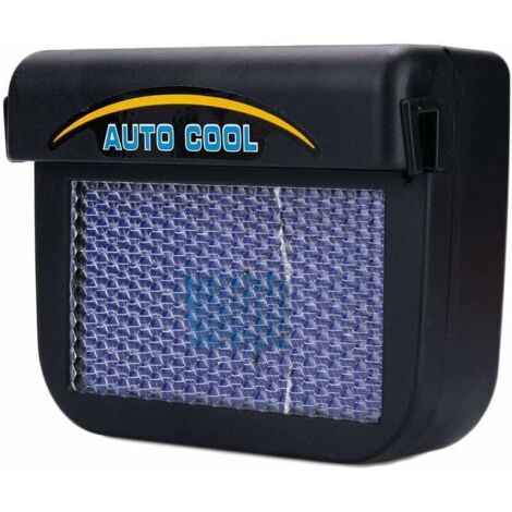 Car Fan, Portable High Wind Solar Car Ventilation Fan for Automobiles, Air Freshener and Cooler, Black (Large Solar Panel) (1/5)