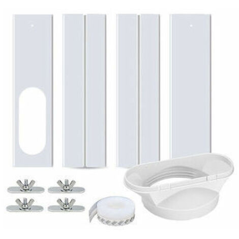 10 Piece Window Vent Kit, Portable Air Conditioner Window Kit, Adjustable Window Seal for AC One, AC Replacement Window Kit, Perfect Accessory for Compatible AC Units