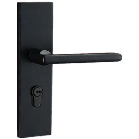 Door Handle Lever, Euro Lever Lock, Cylinder, Copper Keys, Zinc Alloy (1/4)