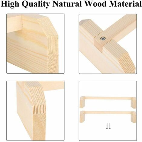 Wooden Chicken Perch Chicken Perch Large Chickens Training Bird Stand Perch Stand Natural Pet Supplies 2pcs (1/4)