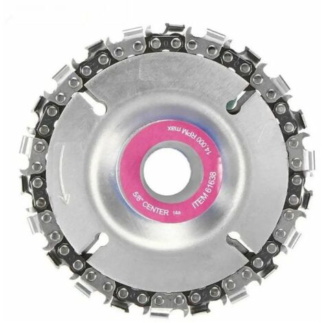1pc 4 Inch 22 Teeth Chainsaw Angle Grinder Wood Carving Wheel for Angle Grinder Wood Cutting and Shaping