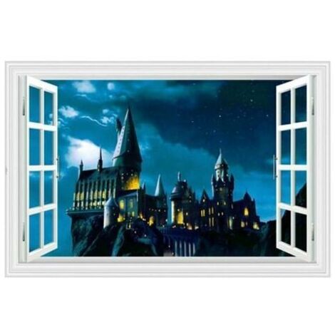 PVC Wall Stickers Wall Decals Harry Potter Wall Stickers Decals for Window Bedroom Living Room Office Decoration (1/5)