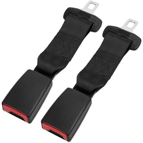 2pcs Car buckle extender, seat belt extender (23cm extension belt)