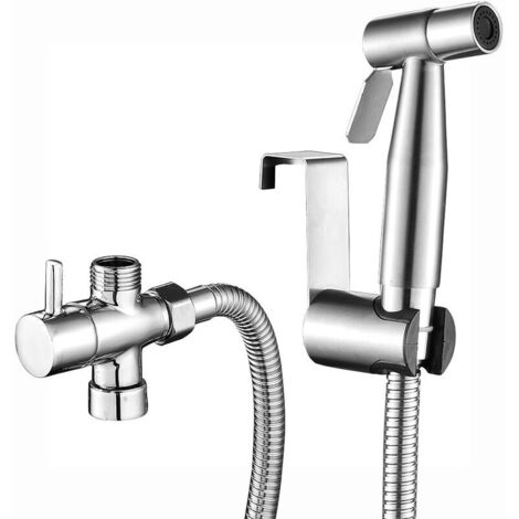 Bidet sprayer for toilet, handheld sprayer kit with adjustable spray for toilet, handheld bidet, cloth diaper sprayer
