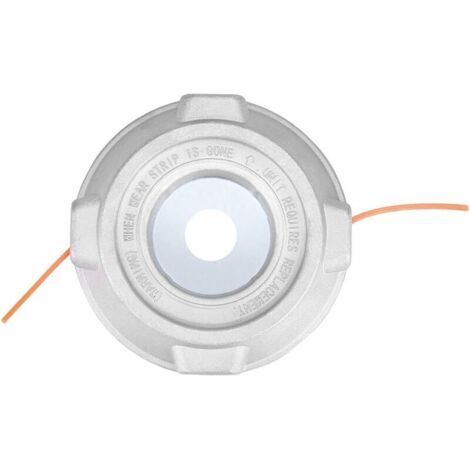 Professional Universal Trimmer Gear Head Aluminum Strimmer Head Trimmer Heads Chain Set Grass Brush Cutter Accessory Cord Nylon Chain for 25.4mm Bore (1/5)