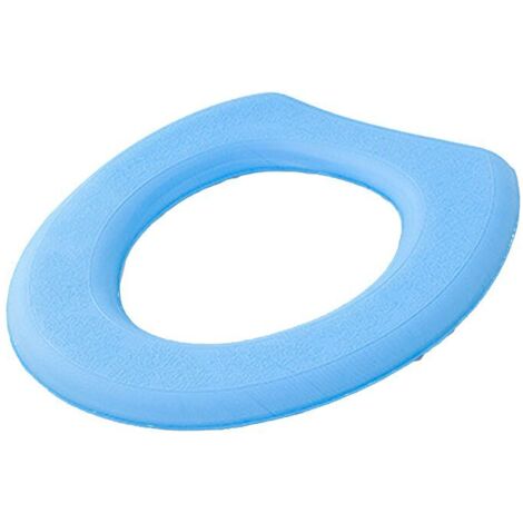 Toilet Seat Cushion 1pcof Toilet Seat Cover Waterproof EVA Toilet Seat Cushion, Reusable Soft Warm Cushion -Blue (1/5)
