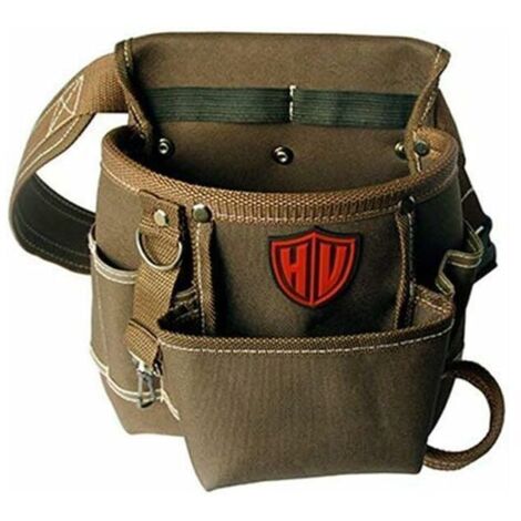 Quick Release Adjustable Tool Belt Heavy Duty Canvas Case for Builder Work Organizer, Handyman (1/5)