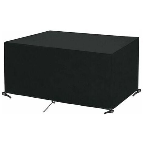 Garden Furniture Cover Waterproof Outdoor Furniture Covers, Heavy Duty Oxford Fabric Patio Set Cover Rectangular Windproof and Anti-UV Patio Table Chairs Sofa Covers (1709470cm) (1/5)