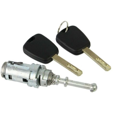 KIT lock + cylinder for front left door Citroen C2 C3 C3 PLURIEL + 2 keys -
