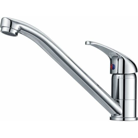 Kitchen Faucet, Kitchen Mixer Tap, Anti-Corrosion and Anti-Rust, Chrome Single Lever Cold & Hot Kitchen Faucet Available 10 Years Warranty (1/5)