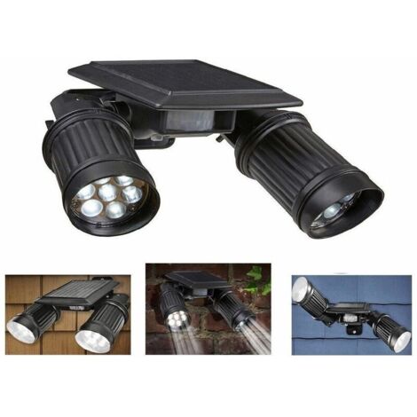 14 led Wall light solar energy pir motion sensor wall security 2 head waterproof WASHING (1/4)