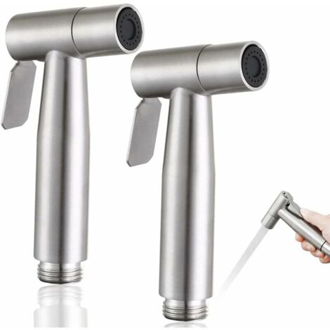 2 pcs Bidet sprayer,toilet hand shower,stainless steel bidet sprayer kit,personal hygiene and toilet sprayers (1/5)
