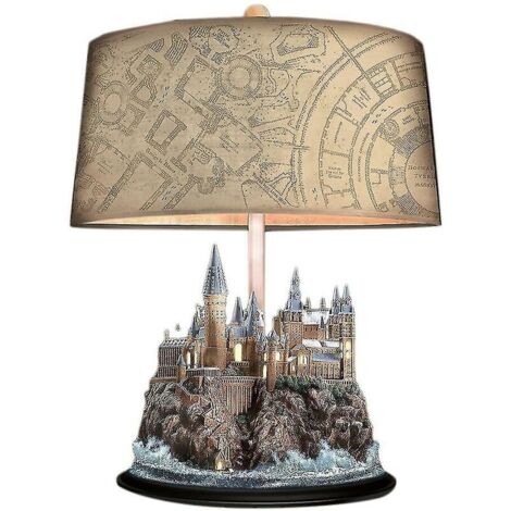 Castle Resin Table Lamp Home Bedroom Decoration Birthday Gift (1/5)