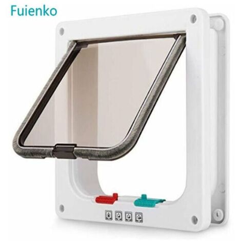 Intelligent cat door cat door white color 20cm x 19 cm x 5.3cm (1/4)