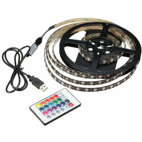 5050 RGB LED srtip 60 SMD strip light 5V IP65 + Remote control 3m WASHED