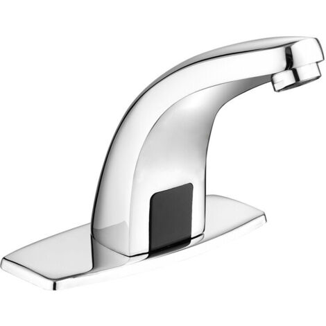 Automatic Infrared Sensor Faucet, Zinc Alloy Touchless Smart Sink Faucet Kitchen Bathroom Water Faucet (1/5)