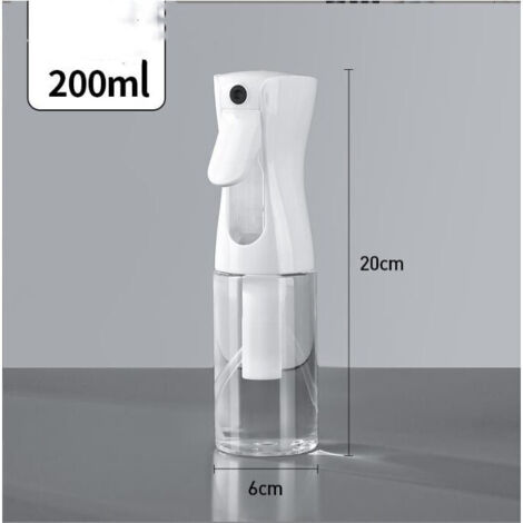Hair Spray Bottle - Ultra-fine Continuous Water Spray for Hairdressing, Cleaning, Plants, Spray and Skin Care 200ml (1/5)
