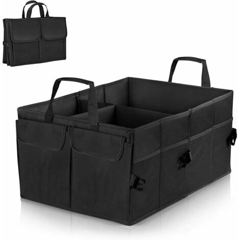 Car Trunk Organizer, Multi-Pocket Waterproof Foldable Car Trunk Storage Organizer Durable Car Storage Bag for Auto SUV Trunk (1/5)
